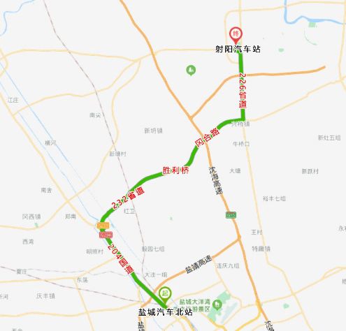 青岛到盐城汽车多少线 青岛到盐城汽车多少线