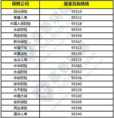 汽车保险公司号码是多少(汽车保险公司电话号码查询指南)